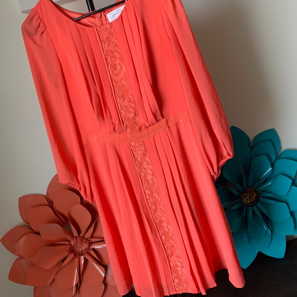 Coral dress